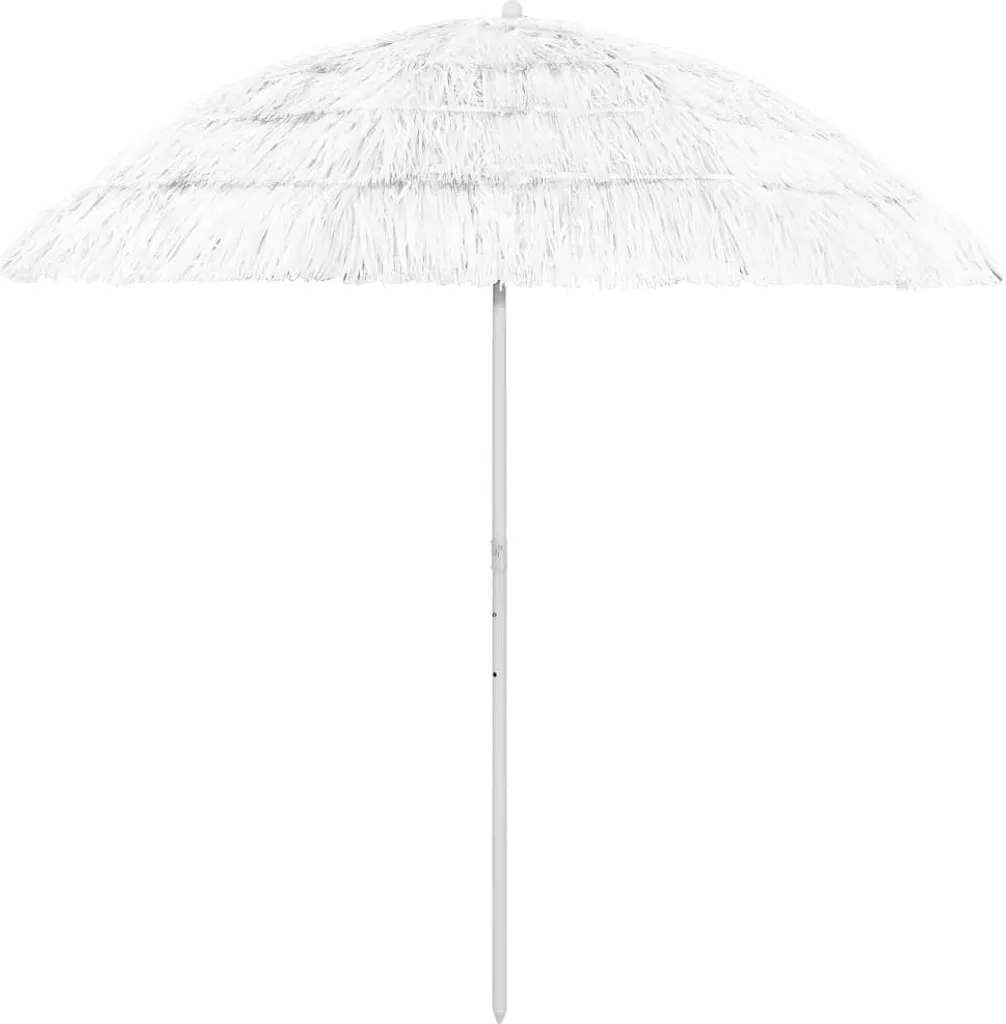 Maison Exclusive - Ombrellone da Spiaggia Hawaii Bianco 240 cm