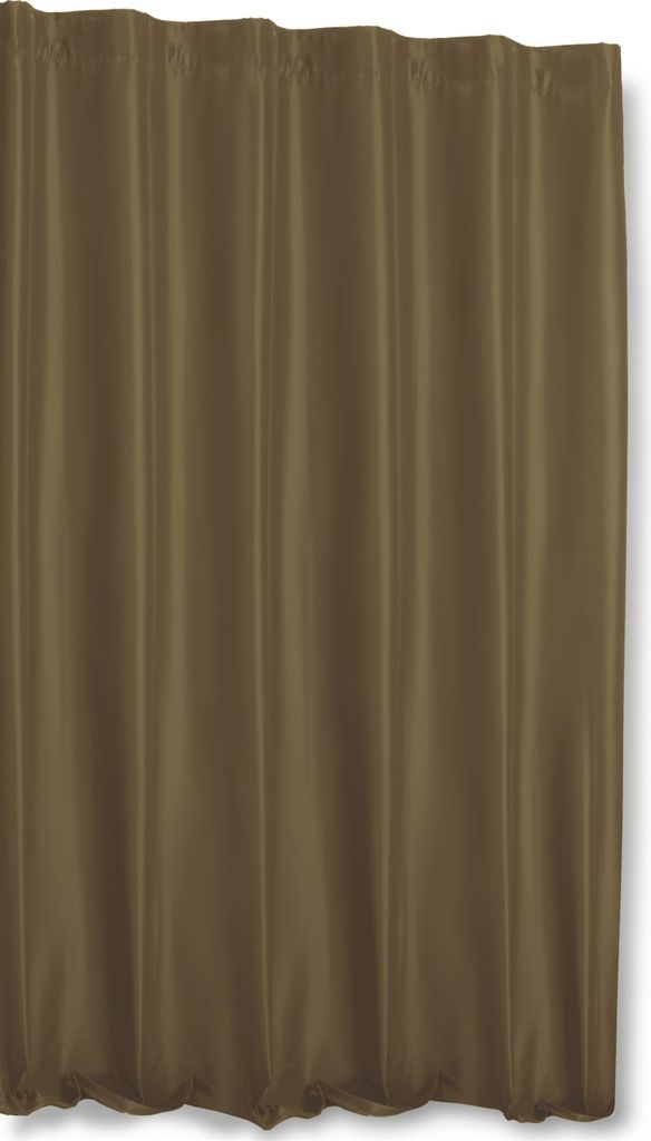 Thermovorhang Kräuselband taupe hell 245x245 cm blickdicht breit Polar Fleece Vorhang Alaska