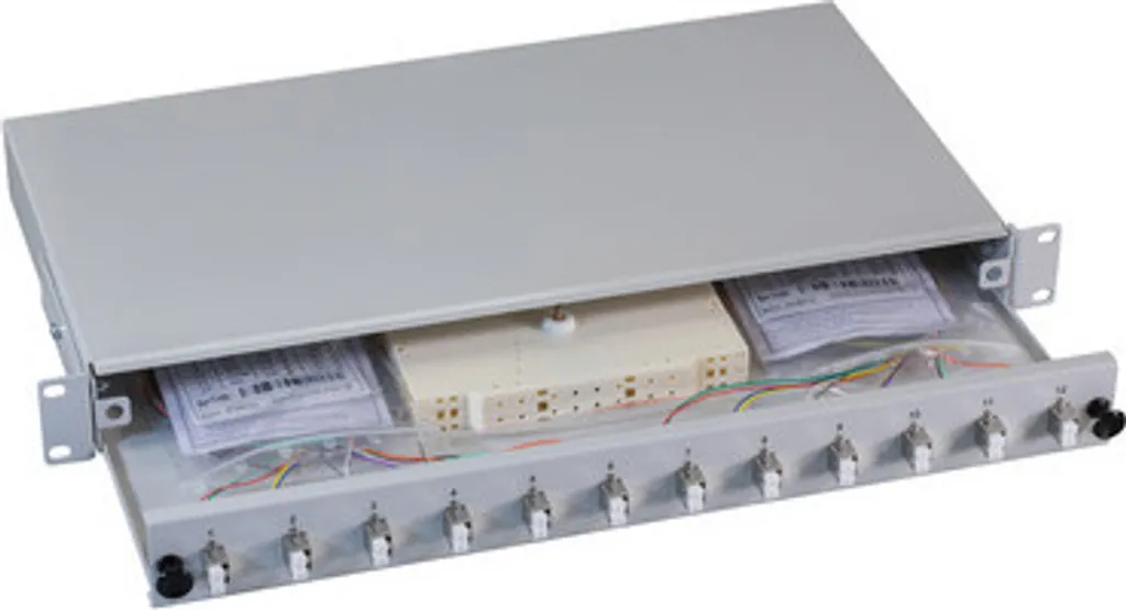 Coffret de distribution fibre 1U OS2 pour serveurs et datacenter