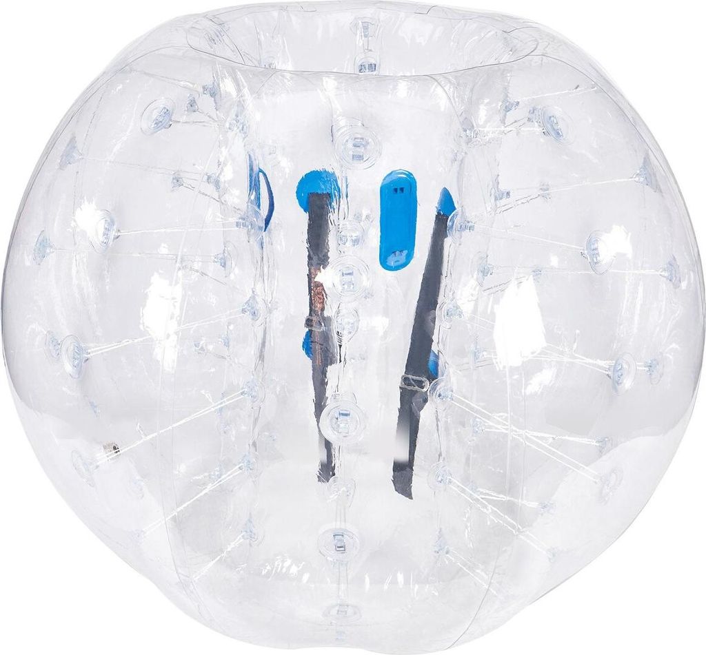 Aufblasbarer Bumper Ball 1er-Pack, 5FT/1,5 m große Sumo-Zorb-Bälle für Jugendliche und Erwachsene, 0,8 mm dicke PVC-Hamsterblasenbälle für Tea...