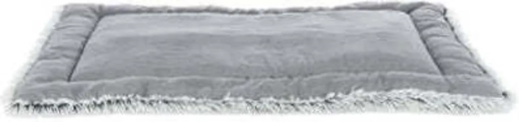 Tapis de sol Harvey moelleux blanc et gris Trixie avec fond antidérapant