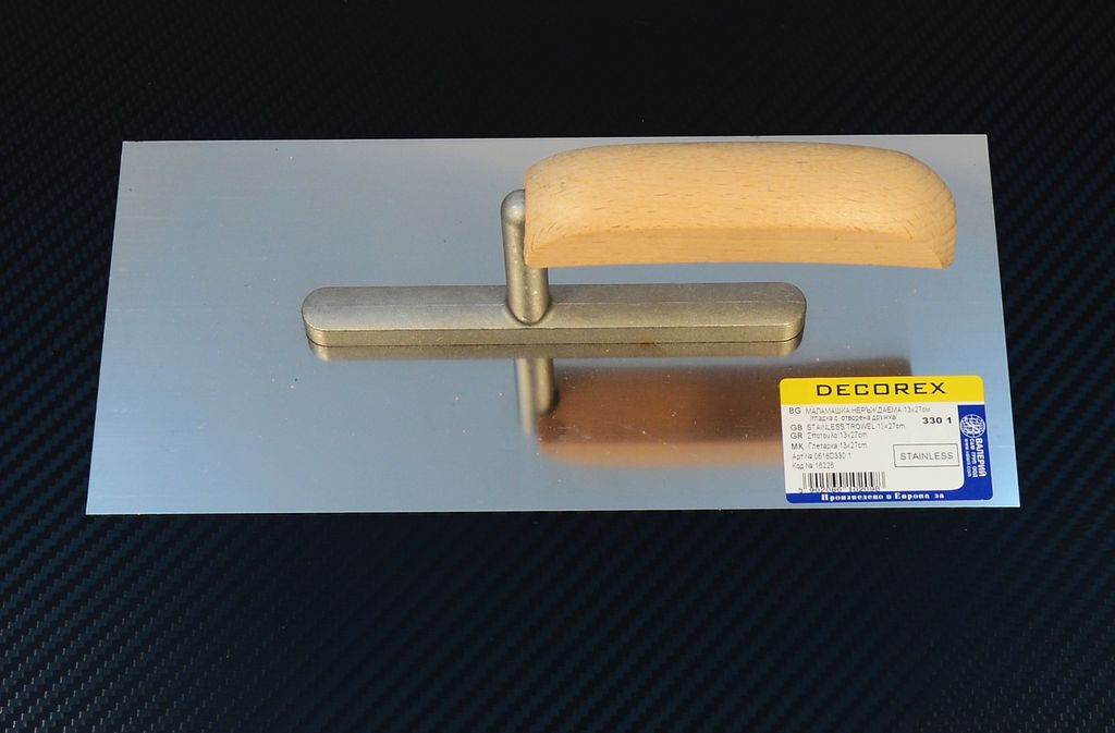 Edelstahl Zahnkelle Zahnspachtel Glättekelle Kelle, Glatt