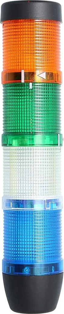 Balise de signalisation LED 4 couleurs STEX24, IP65, 24V, hauteur 265mm