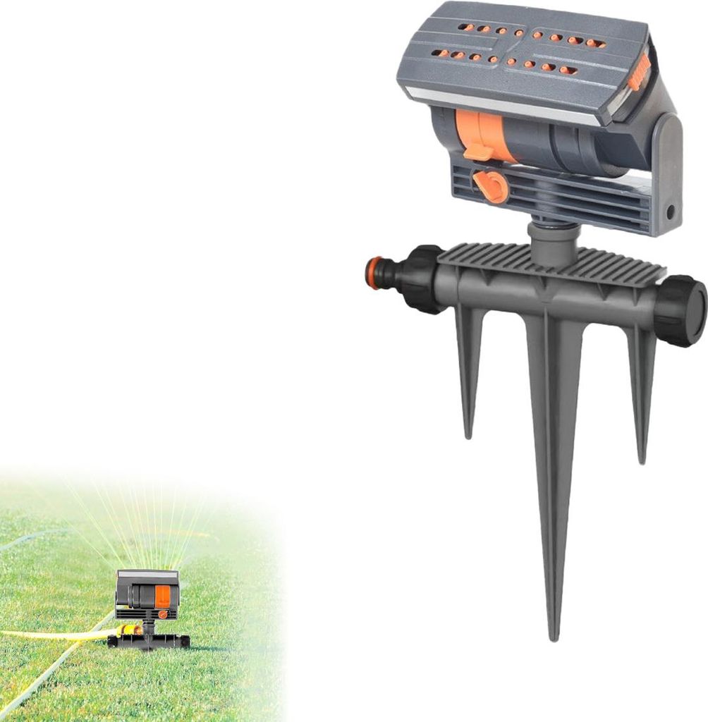 Automatischer Gartenrasensprenger, Viereckregner mit 16 Produktbild 