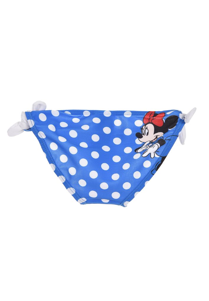Minnie Mouse Kinder Mädchen Badehose Badeslip Stripes and Dots , Farbe:Dunkel-Blau, Größe:80