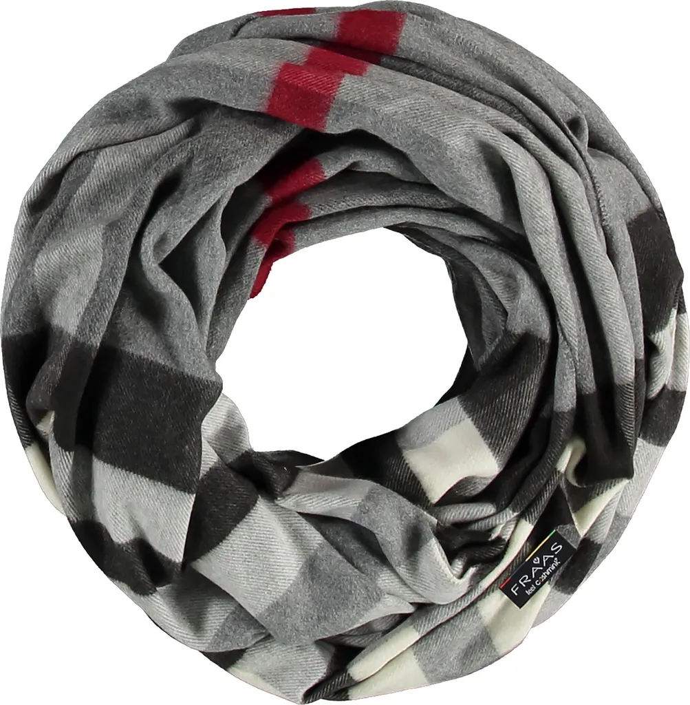FRAAS Sciarpa Cashmink® Plaid Stone: Qualità Tedesca e Comfort Termico