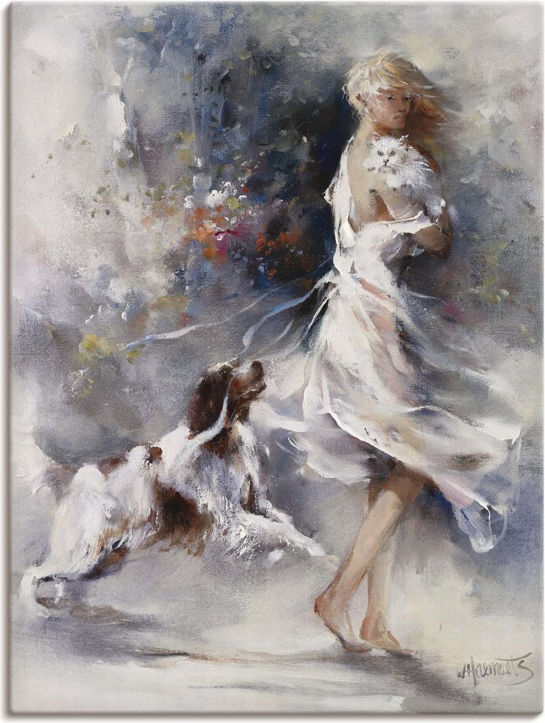 ARTland Leinwandbild Rivalität Größe: 90x120 cm