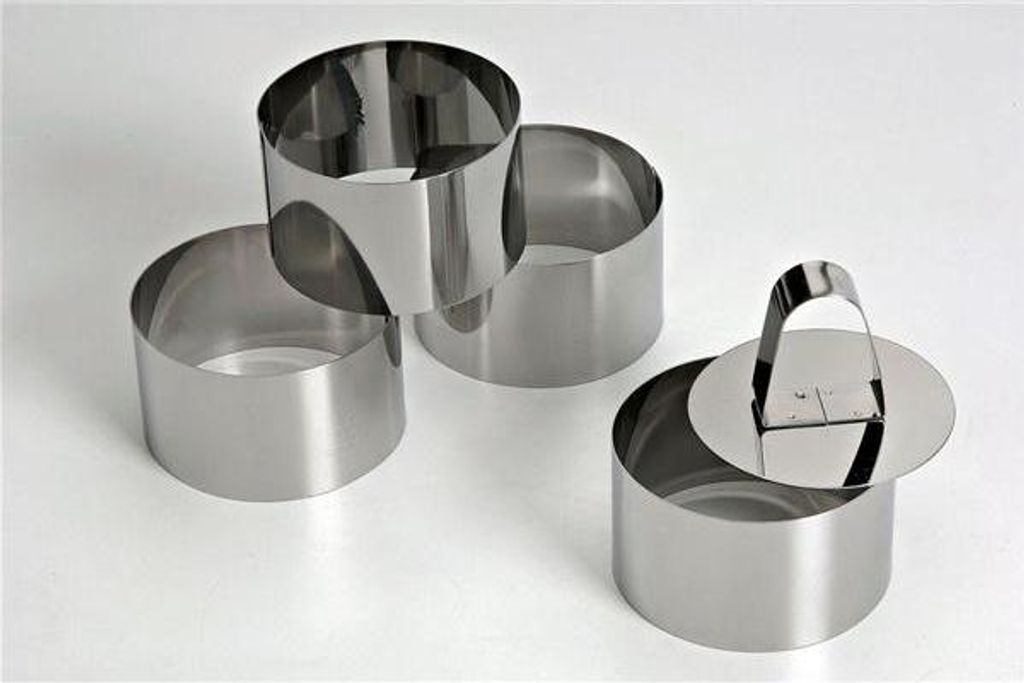 4 cerchi da dessert diam.10cm + pestello Lares 6074 Immagine del prodotto 