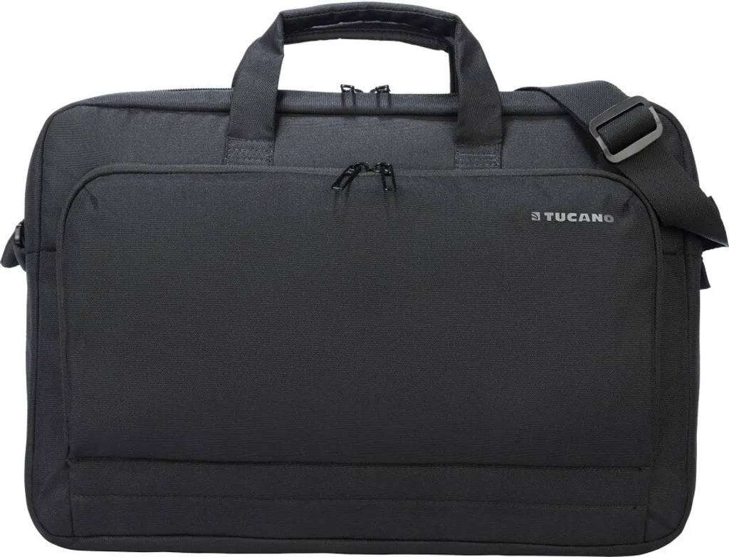 Cabas ordinateur 17 pouces Tucano BORSA NB en textile recyclé noir