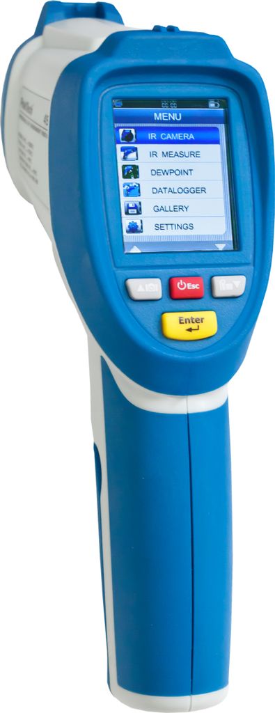 PeakTech P 4955 - IR-Thermometer -50 É +2200¡C 50:1 mit TFT, Video, Foto und Datalogger