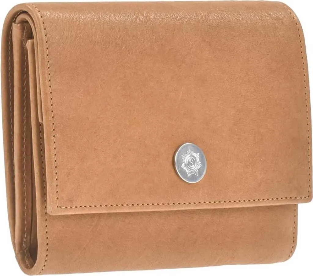 Porte-monnaie TARN G Sonnenleder en cuir marron véritable 822-303-01