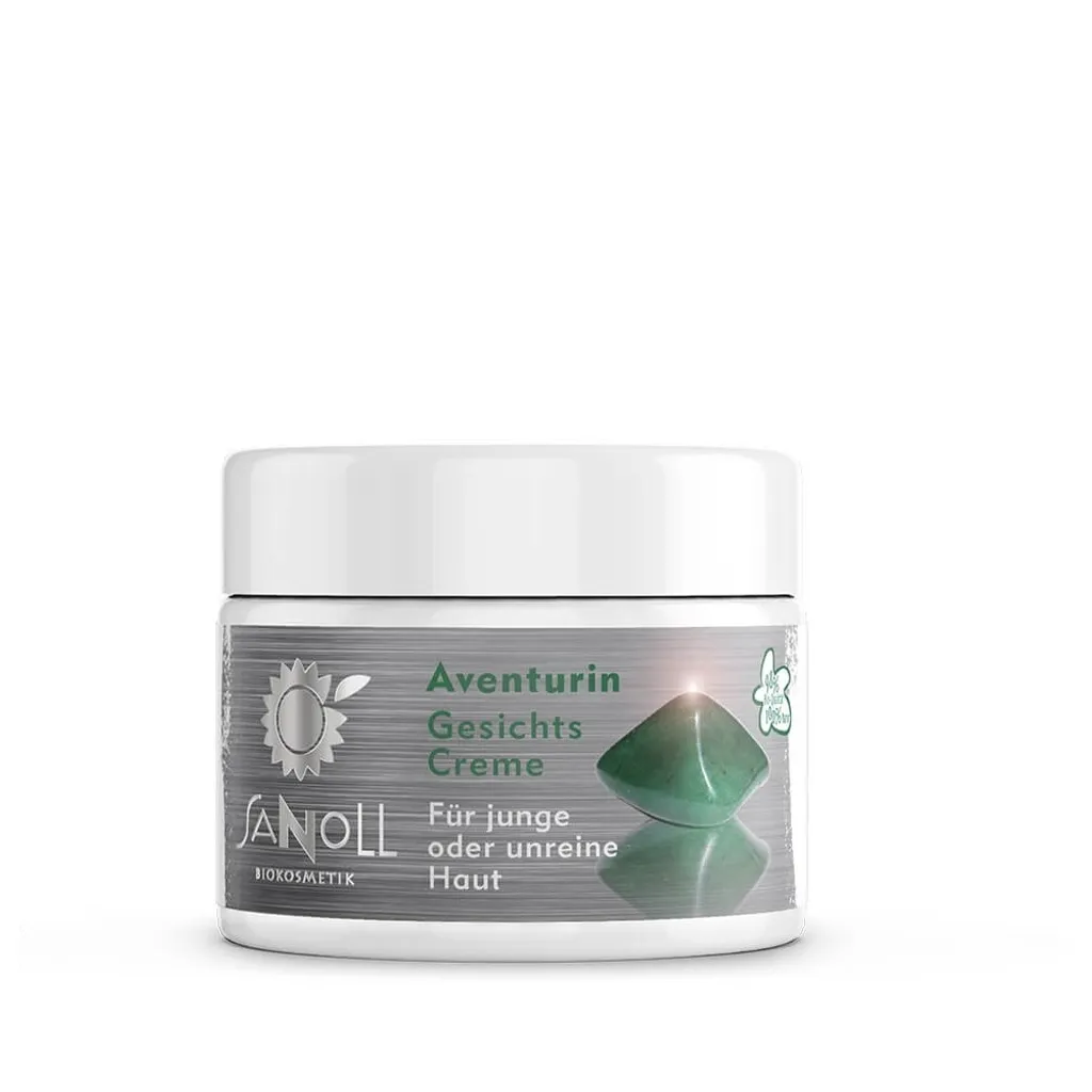 Soin visage Aventurine 50ml - Formule apaisante pour peau sensible