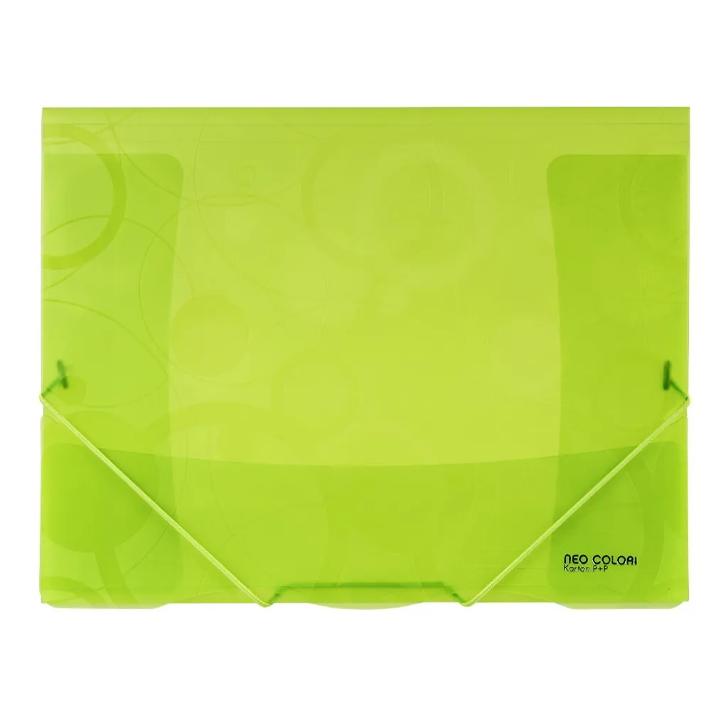 Chemise à dossier A4 avec élastique NeoColori vert pour documents