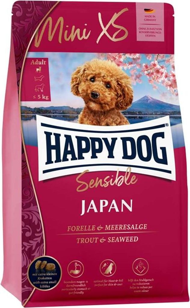 Happy Dog Trockenfutter Sensible Mini XS Japan 1,3kg