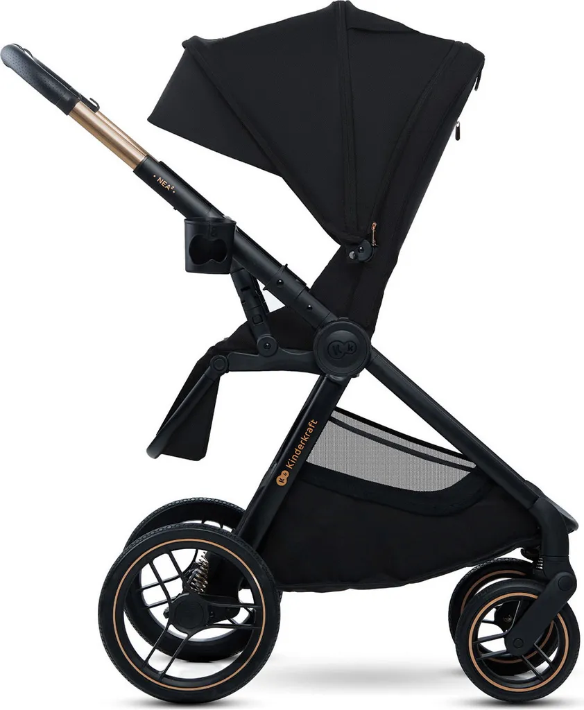 Poussette Nea 2 Midnight Noir : Solution légère pour petits coffres - 12