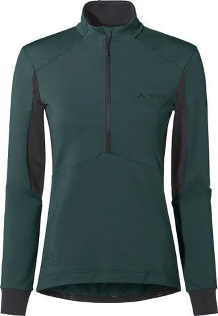 Maillot cyclisme femme manches longues Vaude Kuro Hz avec col zippé