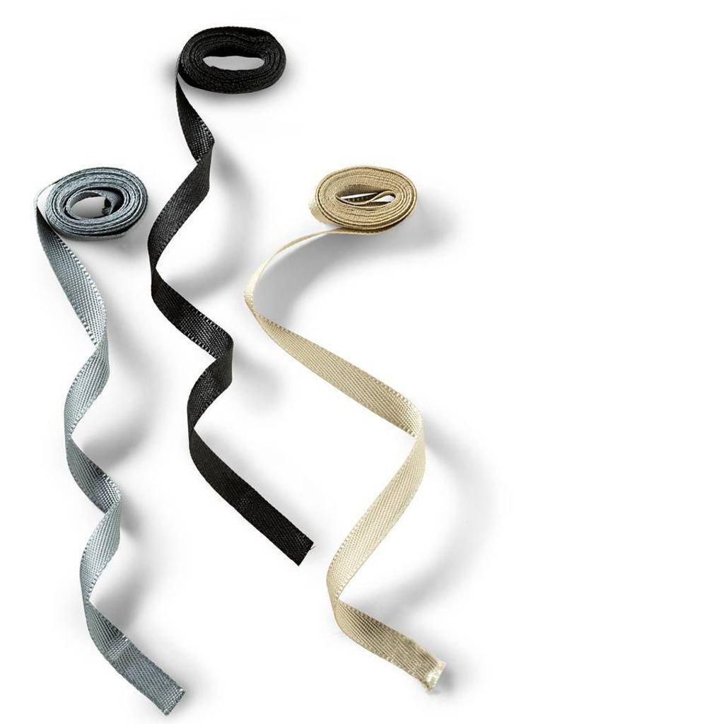 Nastro di sospensione, 1 m x 8 mm, beige/grigio/nero Immagine del prodotto 