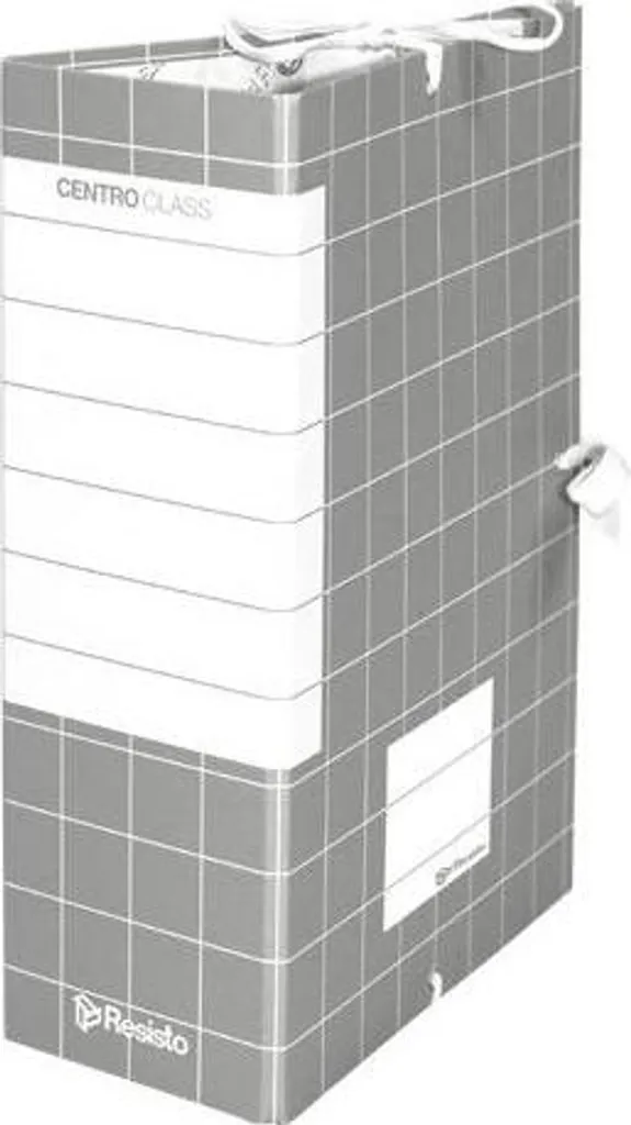 Classeur à levier Resisto CENTRO CLASS Gris en Carton Recyclé A4