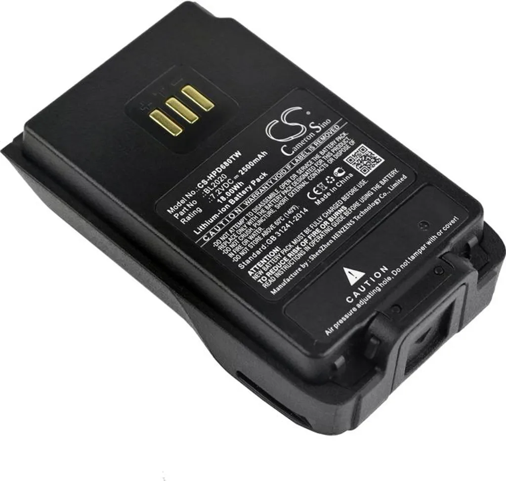 Batterie pour Hytera PD502 PD602 PD402 - Batterie TECHTEK de rechange