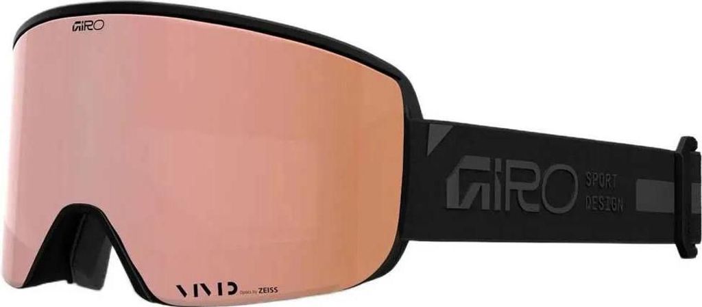 Giro Ella Rails Skibrille Für Damen Schwarz,Rosa Vivid Rose Gold/CAT2+Vivid Infrared/CAT1 Damen Schwarz,Rosa Vivid Rose Gold/CAT2+Vivid Infrared/CAT1