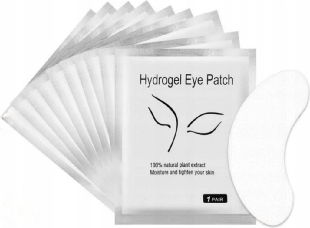 HYDRO GEL Augenpads für Wimpernverlängerungen, 10 Paar