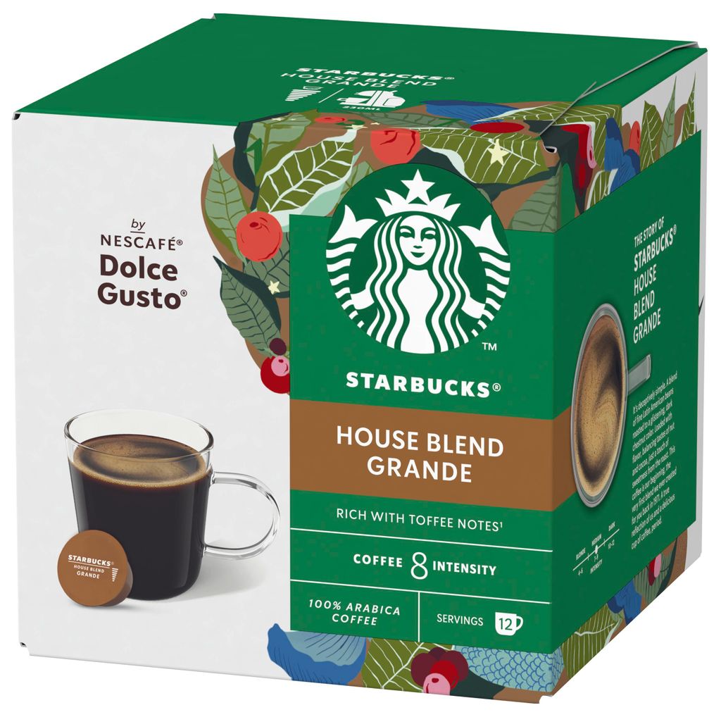Starbucks by Nescafe Dolce Gusto 12 Kapseln House Blend Produktbild 