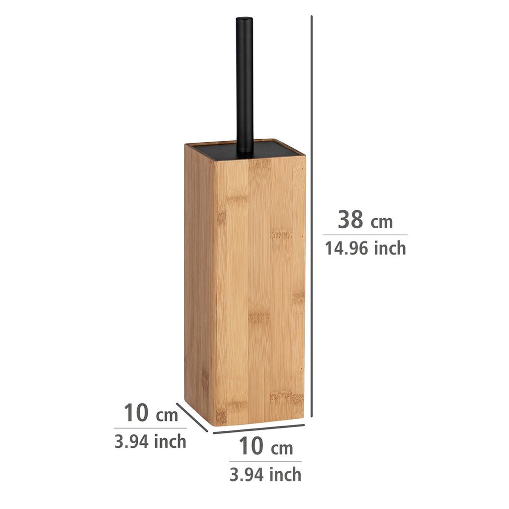 WENKO WC-Garnitur Padua braun Holz Produktbild 5