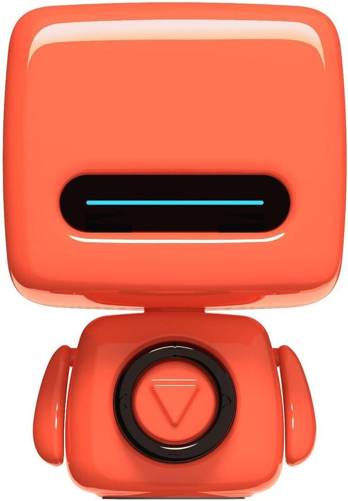 Tragbarer Roboter-Lautsprecher, Bluetooth, Mini-Audio, kabellos, Freisprecheinrichtung mit Mikrofon, intelligenter Fotoanruf-Subwoofer(Orange)
