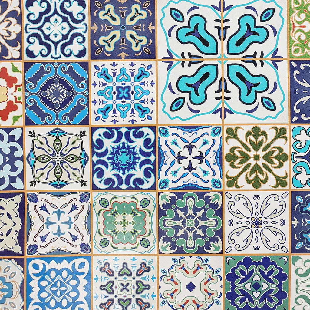 Klebefolie Möbel 45x50 cm - Türkische Mosaik - Möbelfolie Produktbild 