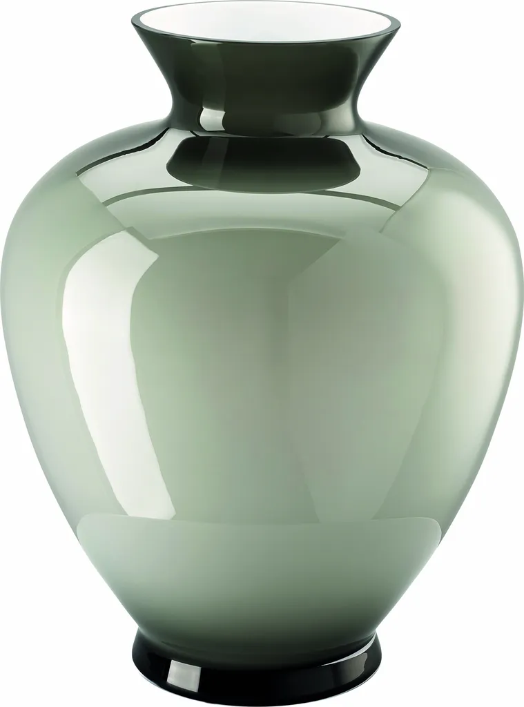Rosenthal Gianna Vase 36 cm Gris 69210-321658-47036 en Verre Soufflé