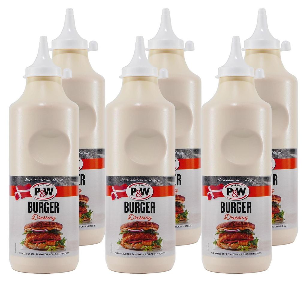 P&W Burger Dressing (6 x 900g) Produktbild 