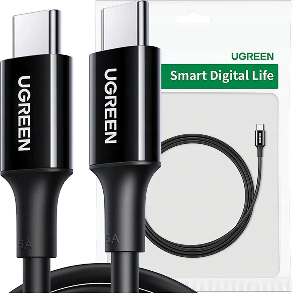 Ugreen US300 Cavo USB-C a USB-C 100W: Efficienza Office e Ricarica 5A