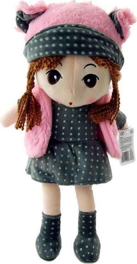 Fluffy Colours Weichpuppe Pola Stoffpuppe Kuschelpuppe Schmusepuppe Spielpuppe Stoff Puppe