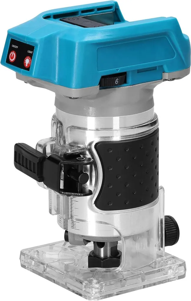Fresatrice per Bordi 800W Blu - Sistema di Fresatura di Precisione