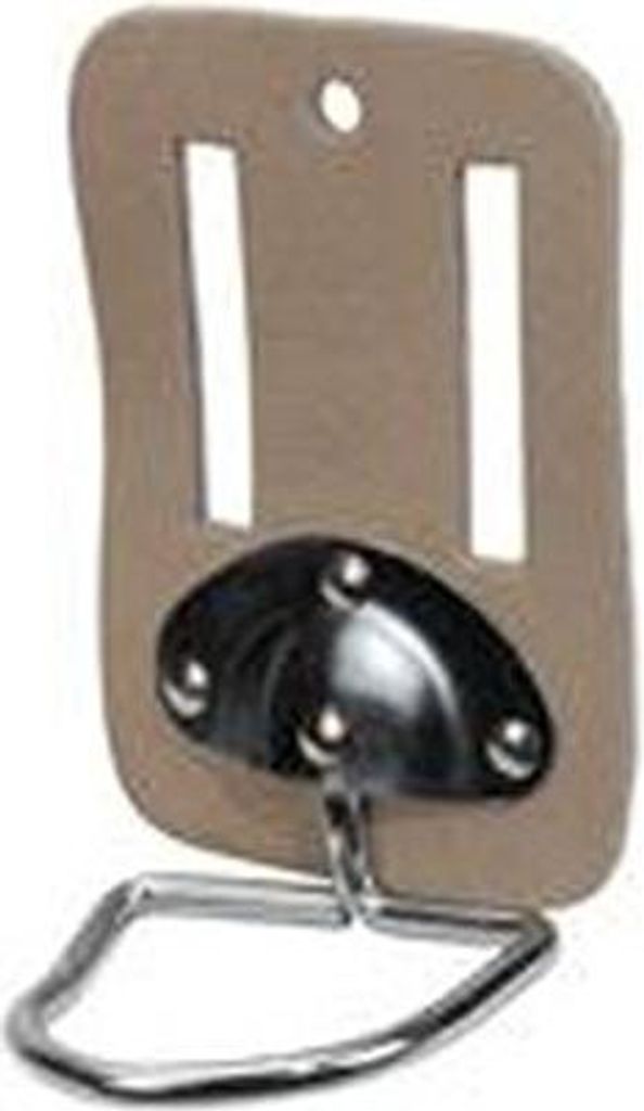 Hammerhalter aus Leder, mit beweglicher Metallöse, Ø 65/50 mm