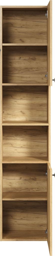 trendteam Bad Hochschrank Pure Bliss Evoke Eiche Melamin Produktbild 3