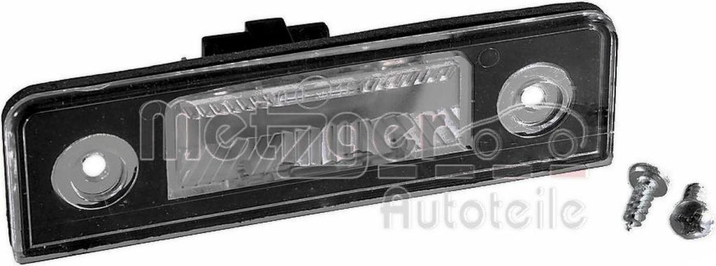 Kennzeichenleuchte rechts C5W glasklar METZGER für u.a. SKODA OCTAVIA