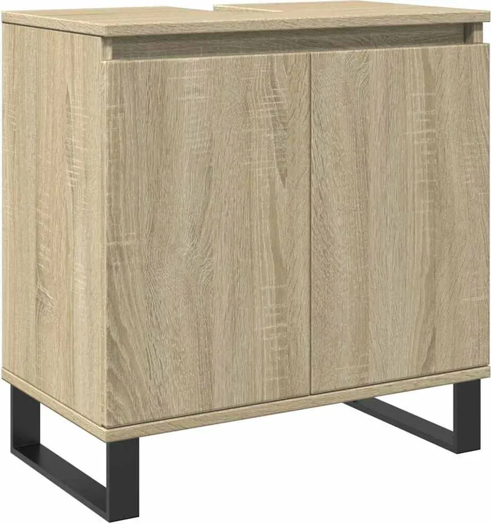Armoire de salle de bains gain de place 58x33x60 cm idéale pour petit espace