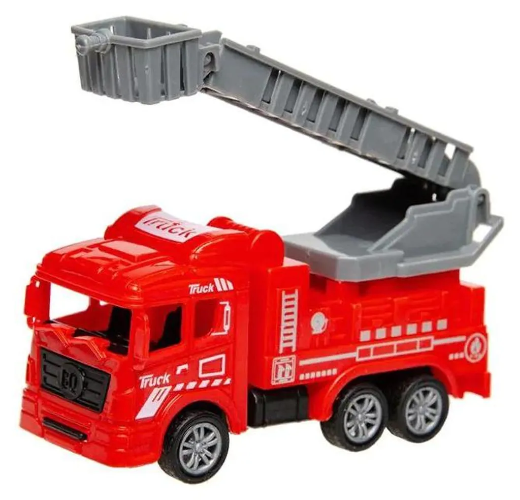 Jouet camions de pompiers coffret de secours pour enfant avec échelle 30cm