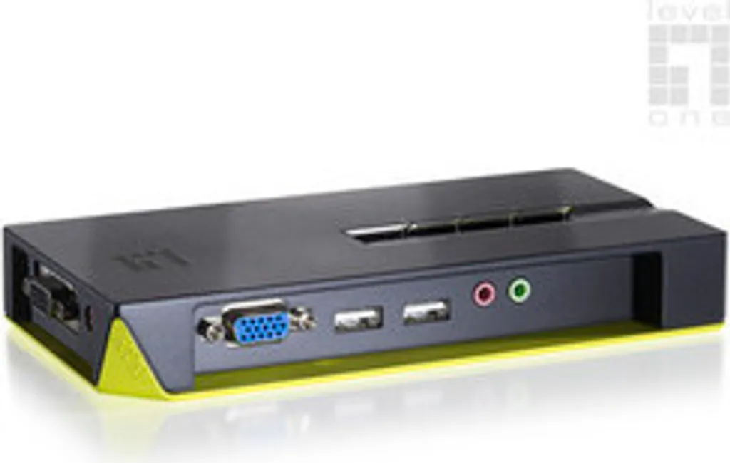 KVM LevelOne KVM-0421 Haute Résolution avec Commutation Audio et USB - 3