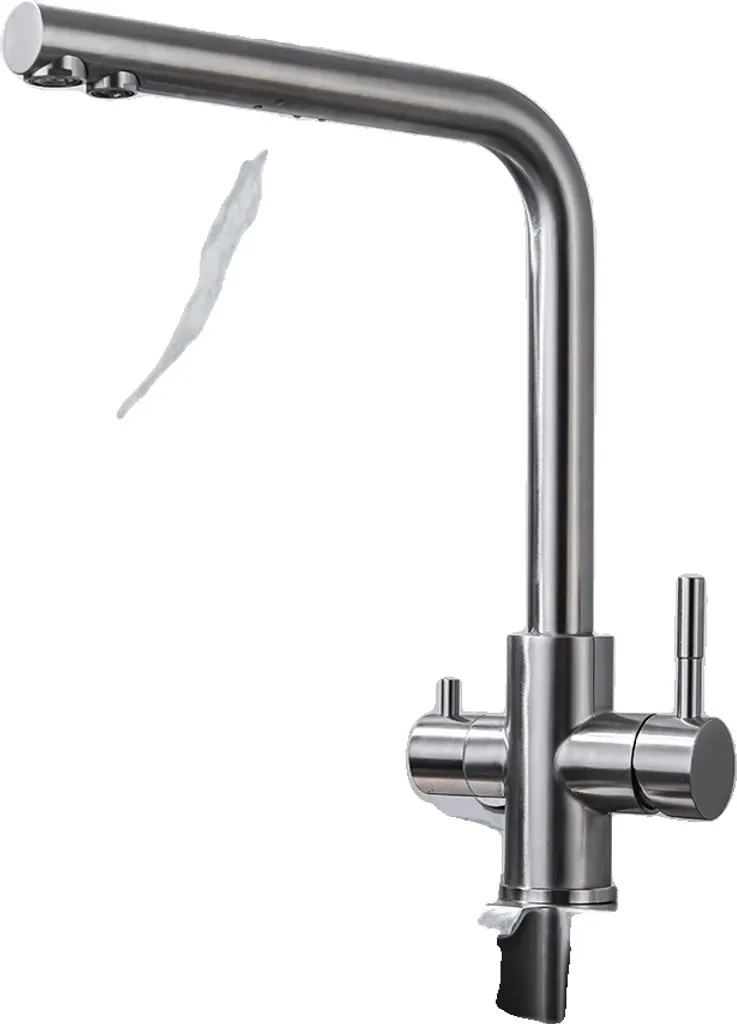 Rubinetto Industriale DQOK SSD001 G1/2 Acciaio Inox Spazzolato
