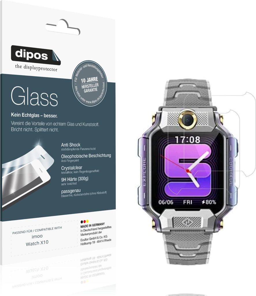 2x dipos GlassCC imoo Watch X10 Zdjęcie produktu 