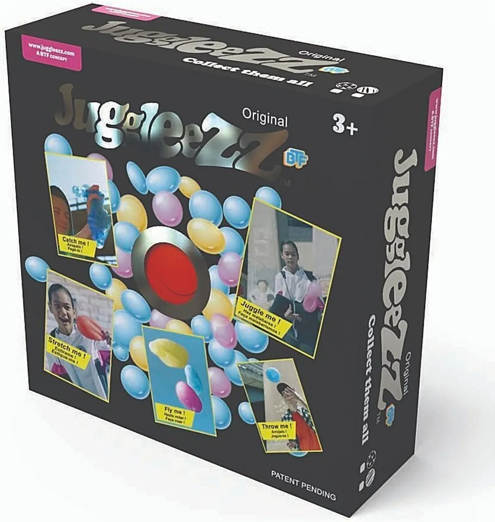 Anti-stress efficace : Balle Juggleezz Jinglier extensible et souple