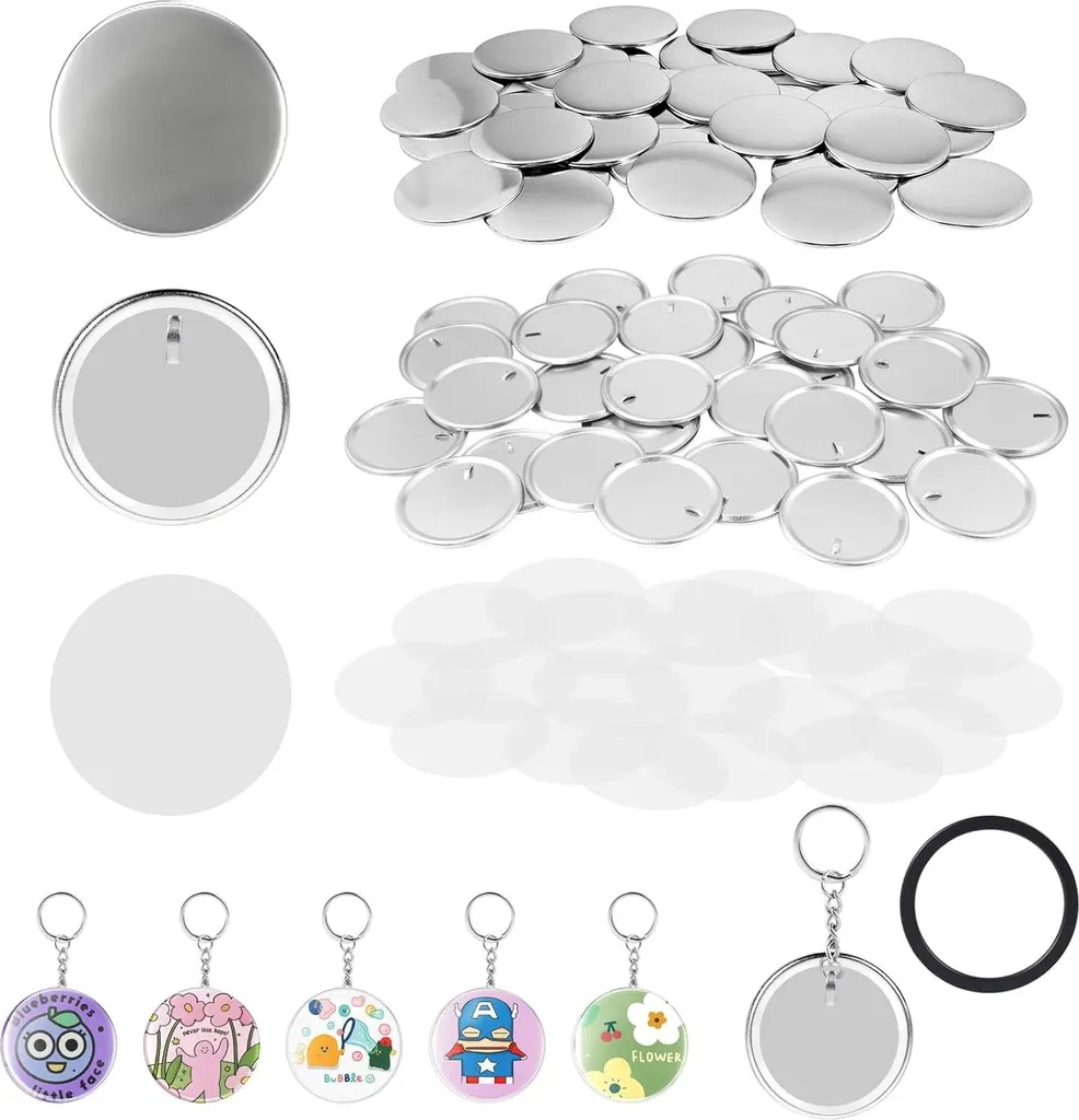 Personnalisez vos Badges 58mm - 100 Pièces pour Événements et Mariages