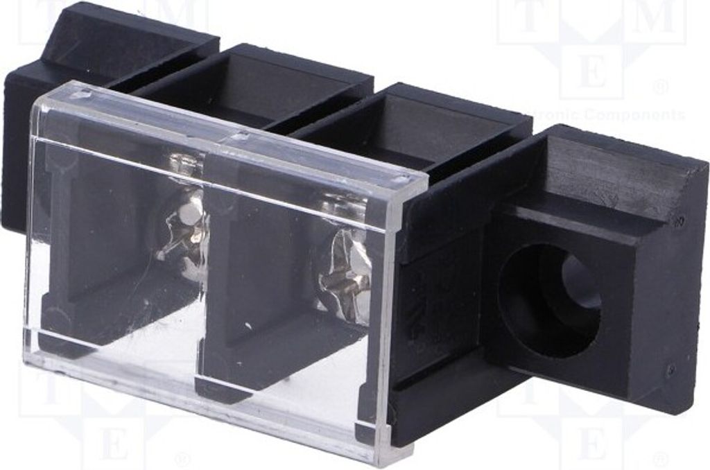 1x Klemmleiste Löten,Schraubklemme 6mm2 41A 750V Wege: 2 H: 22mm DG78H-A-02P-13-0