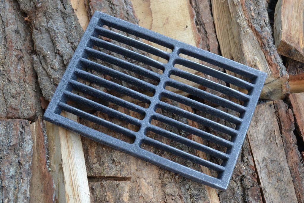 SEZAM - Griglia per stufa 30 x 20 cm in ghisa Griglia per Immagine del prodotto 