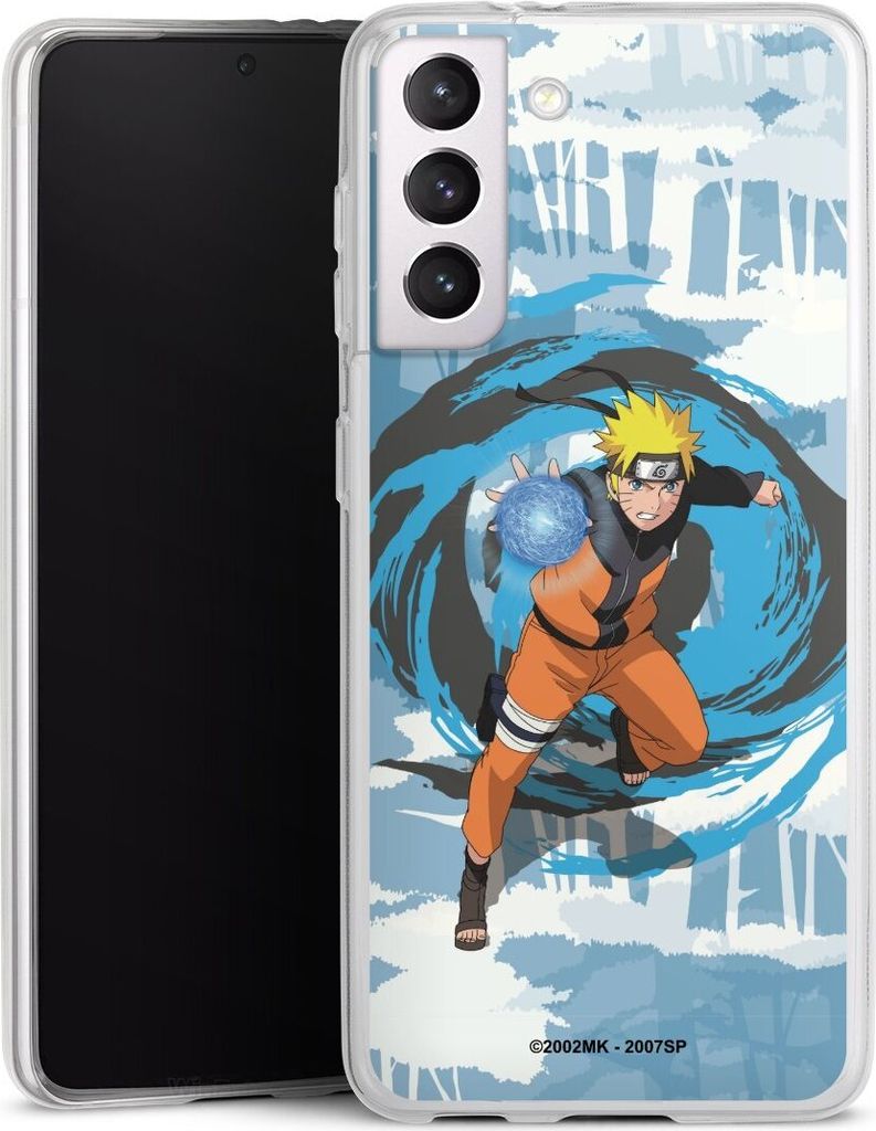 DeinDesign Slim Hülle für Samsung Galaxy S21 5G Silikon Case Ultra Dünn Handyhülle Manga Naruto Shippuden Offizielles Lizenzprodukt
