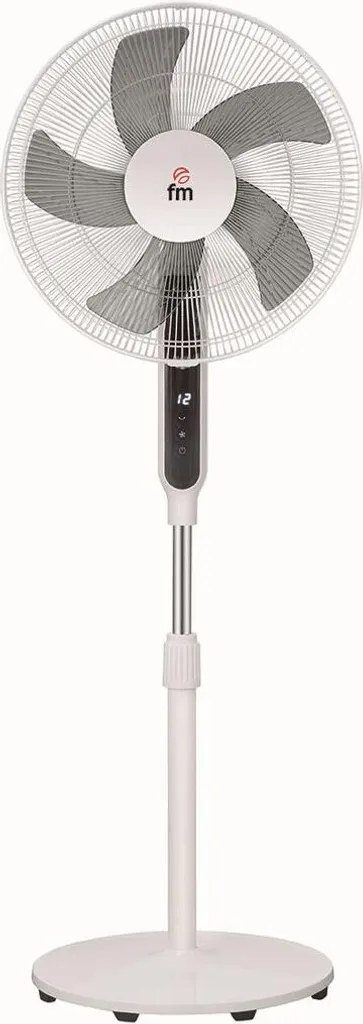 Grupo FM IP40DC Bianco 30W: Ventilatore da Piedistallo Silenzioso ed Elegante