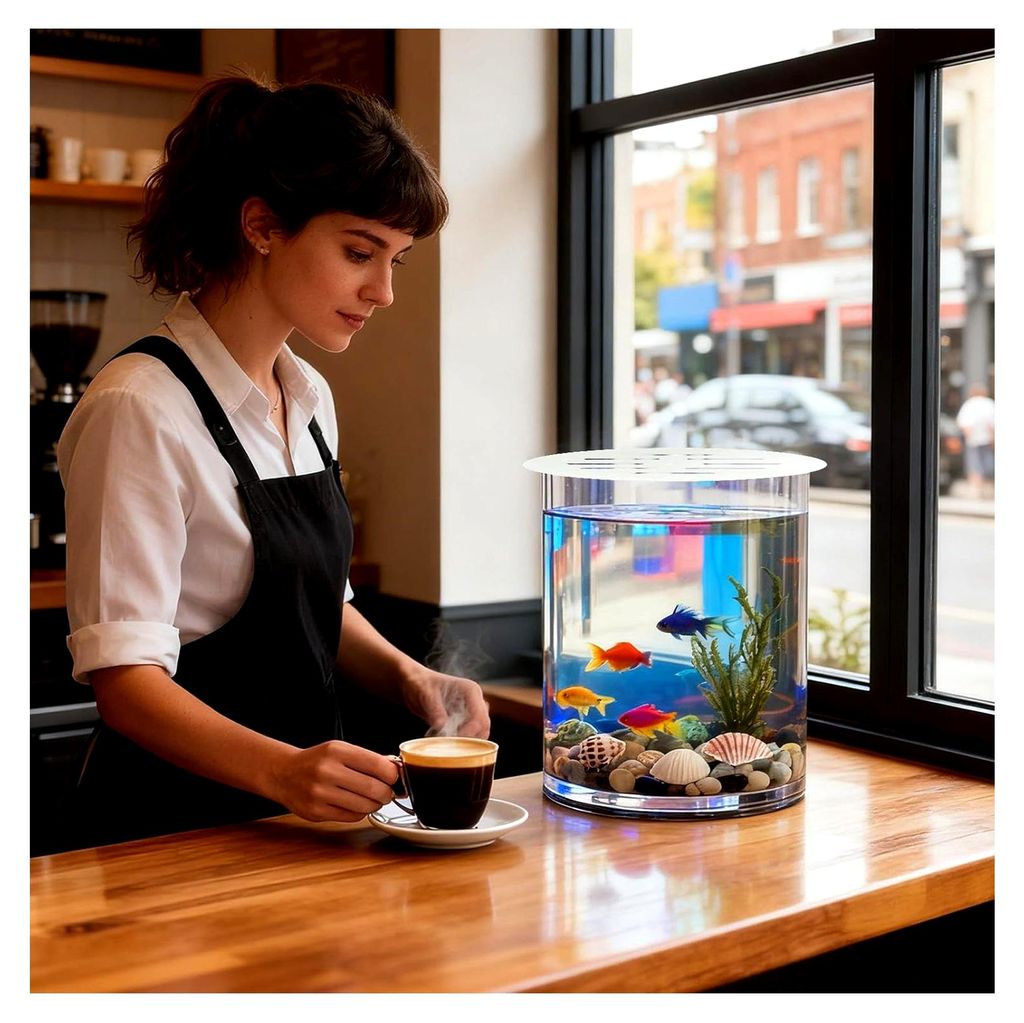 Aquariumabdeckung gegen Herausspringen, mit Loch für Acrylschutz, Überdachung für Reptilien-Terrarien, Oberabdeckung für Fische und Schildkröten