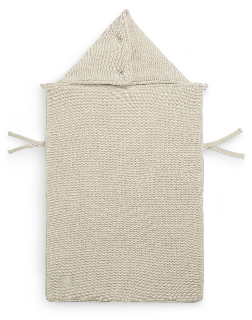 Jollein Fußsack Basic Knit Nougat für Produktbild 